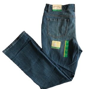 NWT bootcut Jeans Midrise Faded Glory 14